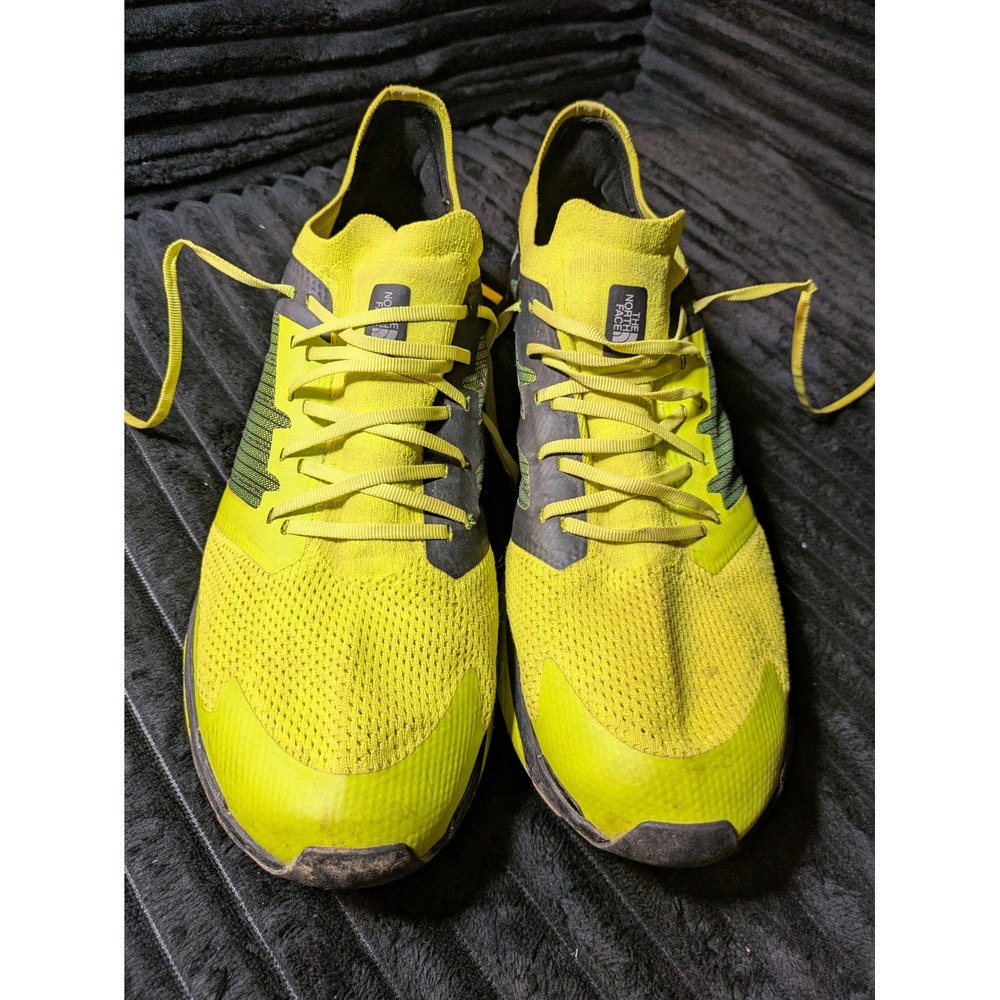 The North Face Vectiv Matryx Trail Running Shoes Neon Yellow Black Men 12in Sole